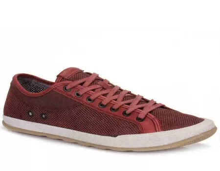 SAPATÊNIS DEMOCRATA FAN FRESH DENIM 42101 - Vermelho