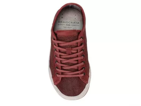 SAPATÊNIS DEMOCRATA FAN FRESH DENIM 42101 - Vermelho