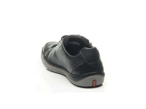 SAPATÊNIS EM COURO PEGADA 117408 - Preto