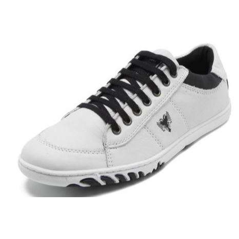 SAPATENIS MASCULINO COURO CAVALERA 13.01.2185 - Cinza - Delabela