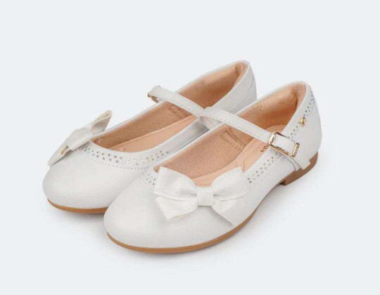SAPATILHA ANGEL COM STRASS E LAÇO PAMPILI 10455 - Branco