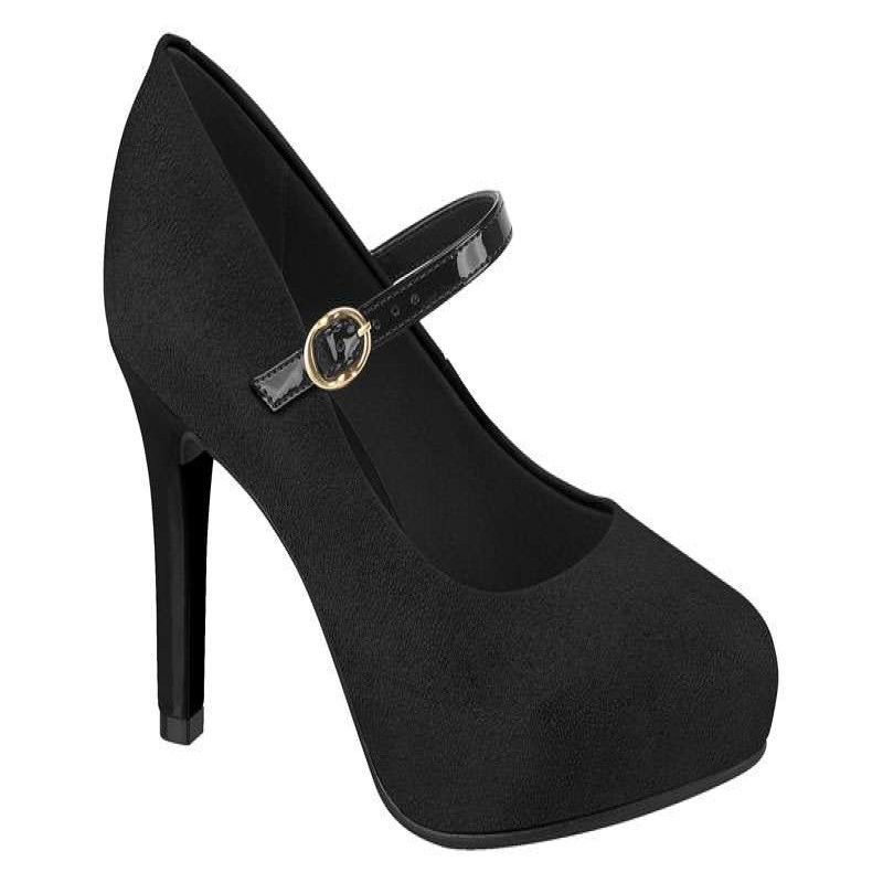 SAPATO BEIRA RIO CONFORTO CAMURÇA 4180.202 - Preto - Delabela