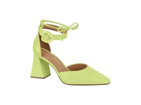 SAPATO COM FIVELA E AMARRAÇÃO VIZZANO 1387.105 - Verde limao SAPATO COM FIVELA E AMARRAÇÃO VIZZANO 1387.105 - Verde limao