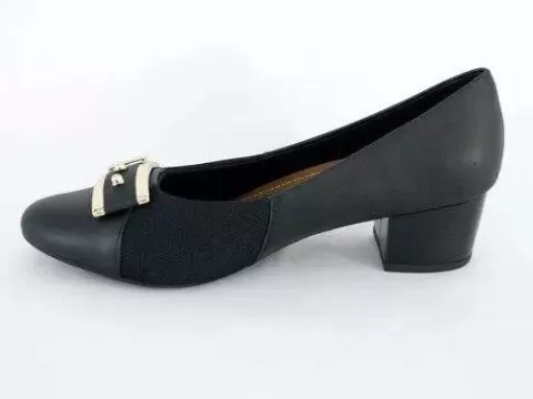 SAPATO FEMININO SLIM PARA JOANETES USAFLEX AB6504 - Preto