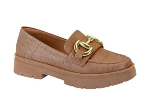 SAPATO MOCASSIM CROCO COM FIVELA VIZZANO 1422.101 - Bege
