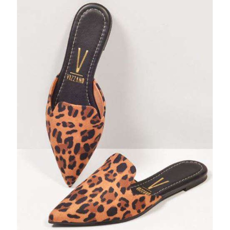 mule animal print vizzano