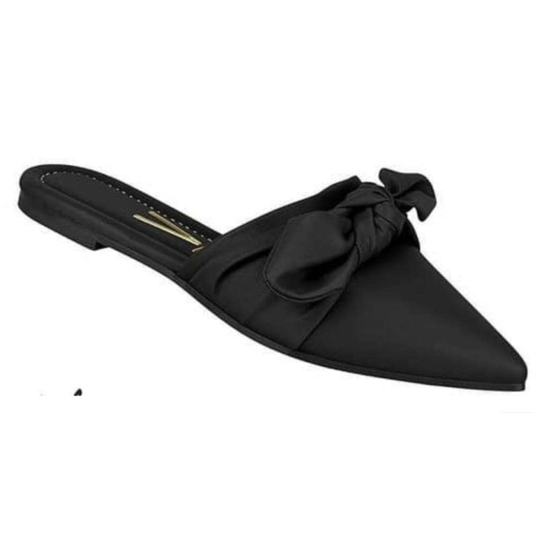 mule sapato preto