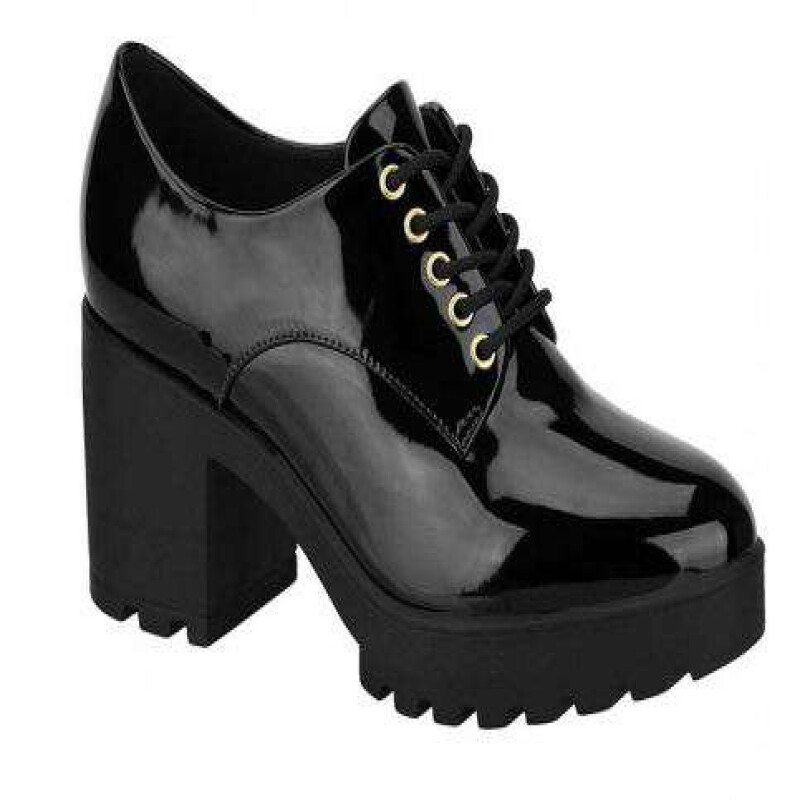 sapato oxford de salto