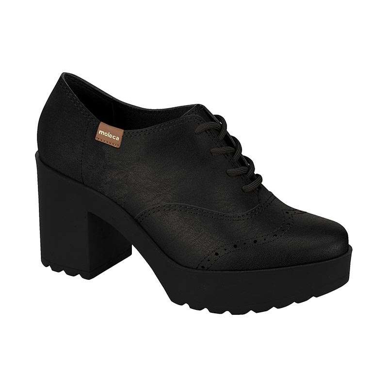 SAPATO OXFORD MOLECA 5647.107 - Preto - Delabela