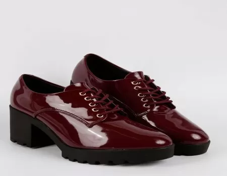 SAPATO OXFORD VERNIZ VIZZANO 1294.100.13488 - Vinho