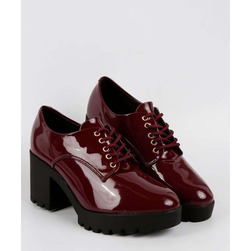 sapato oxford vinho