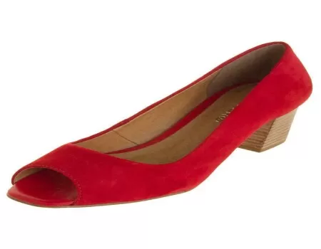 SAPATO PEEP TOE BOTTERO 192403 - Vermelho