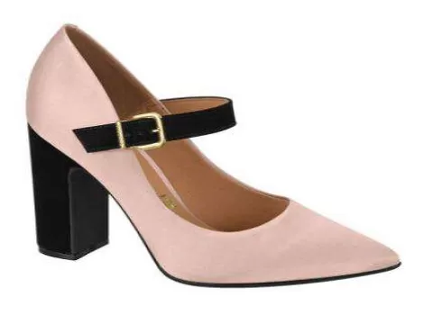 SAPATO SCARPIN CETIM VIZZANO 1285.101 - Nude