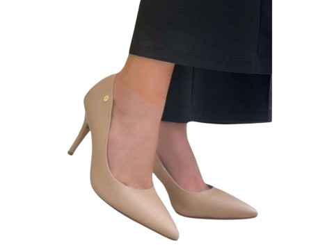 SAPATO SCARPIN PELICA SALTO MEDI VIZZANO 1185.702 - Bege