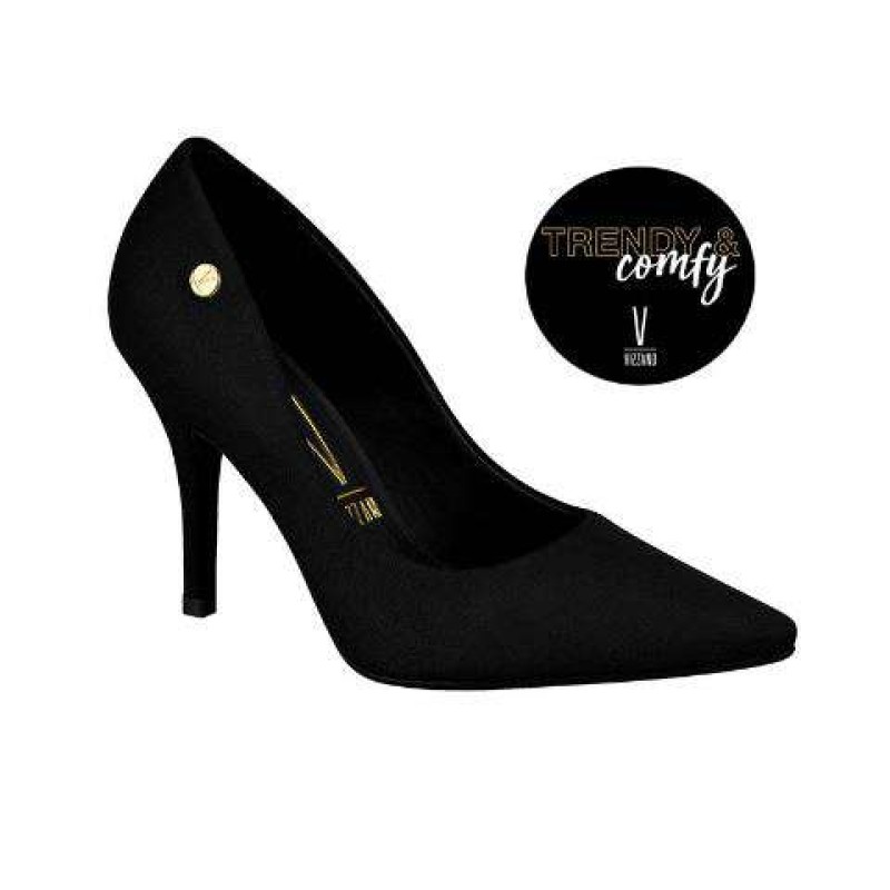 sapato scarpin preto