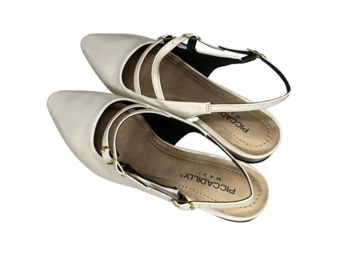 SAPATO SLINGBACK PICCADILLY 279033-1 - Off white
