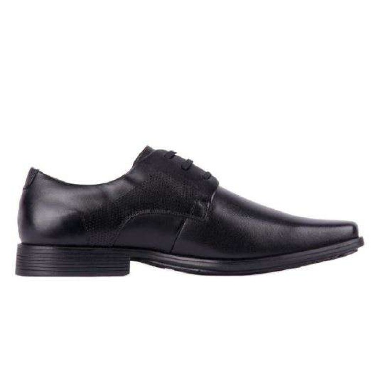 SAPATO SOCIAL NASCULINO FERRACINI BRAGANÇA 5465-500G - Preto - Delabela
