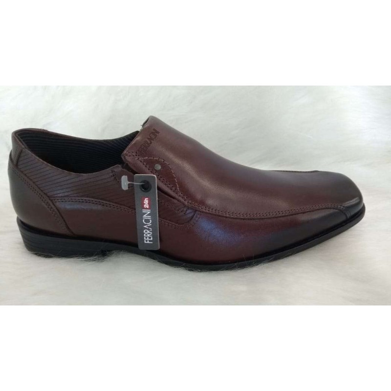 SAPATO SOCIAL MASCULINO FERRACINI M3 3576-288T - Marrom - Delabela