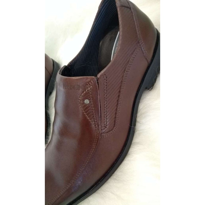 SAPATO SOCIAL MASCULINO FERRACINI M3 3576-288T - Marrom - Delabela