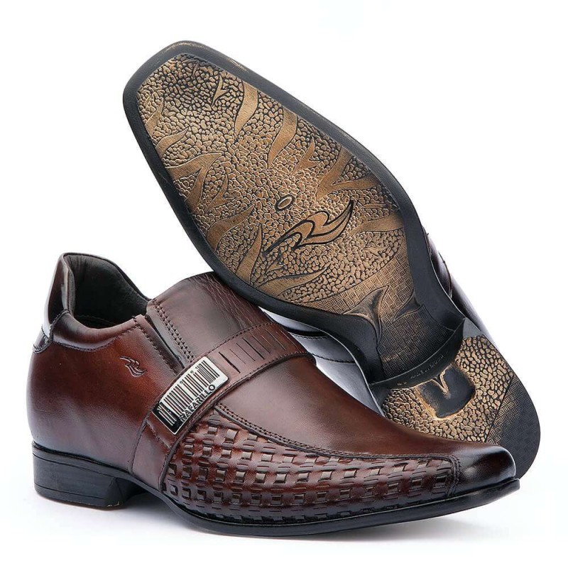 SAPATO SOCIAL RAFARILLO 79166 - Marrom - Delabela