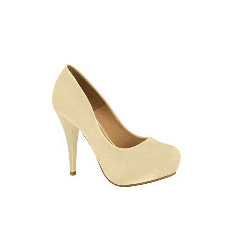 sapato vizzano dourado