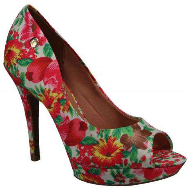 sapato floral