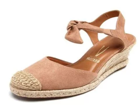 Sandalia Anabela Espadrille Amarrar Vizzano 1277.105 - Bege