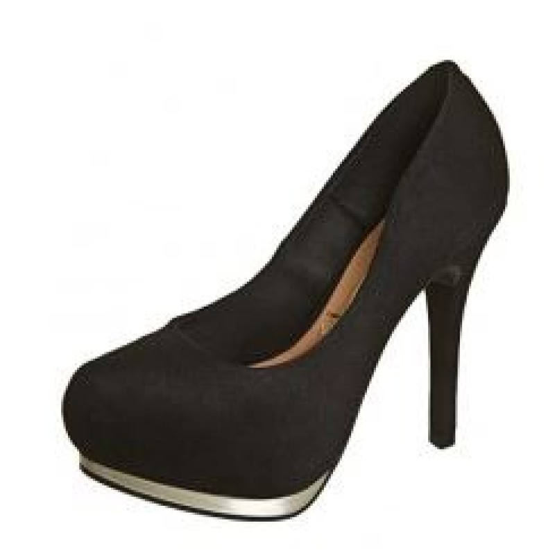 sapato scarpin preto vizzano