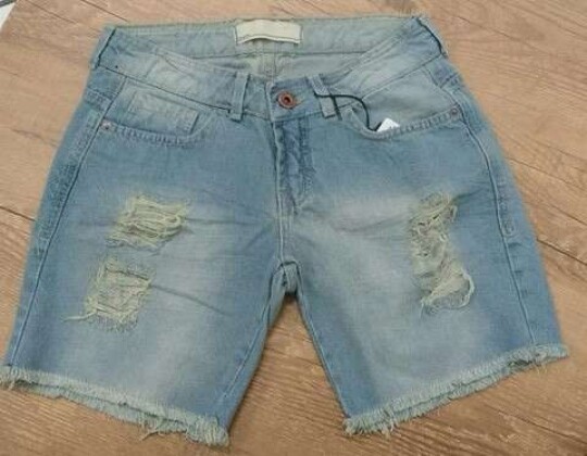 SHORTS BARRA DESFIADA DZARM ZB4P - Jeans claro