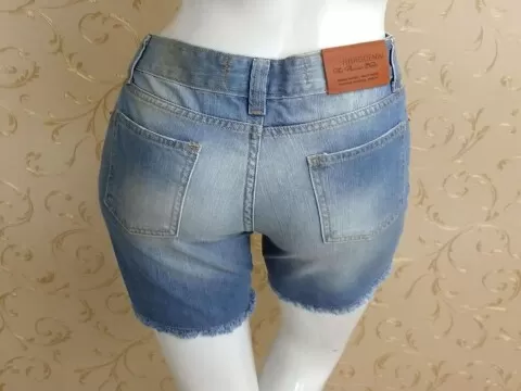 SHORTS BARRA DESFIADA HERING H6WT - Jeans