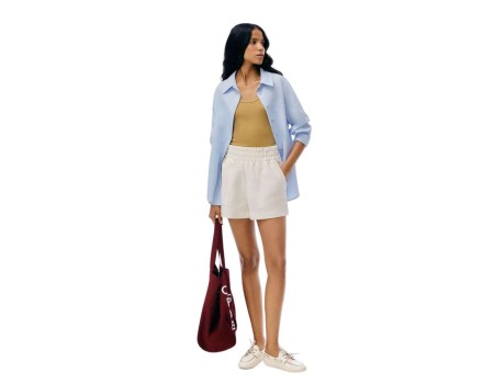 SHORTS BÁSICO FEMININO ALGODÃO HERING KHTE - Bege