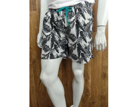 SHORTS DE PRAIA MASCULINO ESTAMPADO HERING KTL4 - Cinza