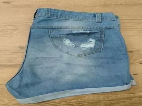 SHORTS JEANS LUA NIGHT 3136 - Azul claro