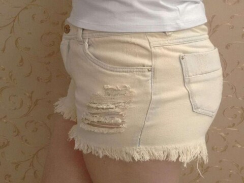 SHORTS JEANS MORENA ROSA 201545 - Jeans claro