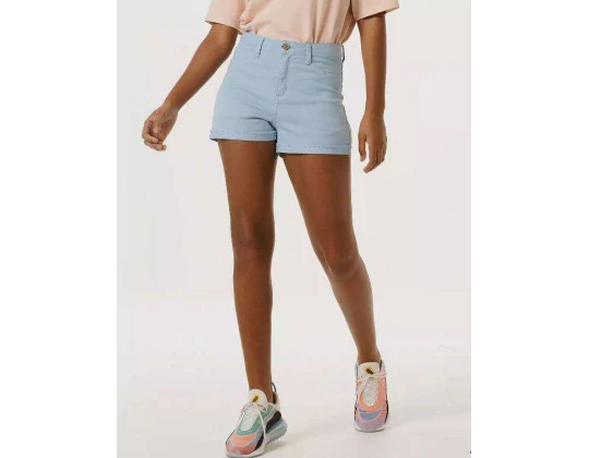 SHORTS JEANS SARJA HERING HB6D - Azul