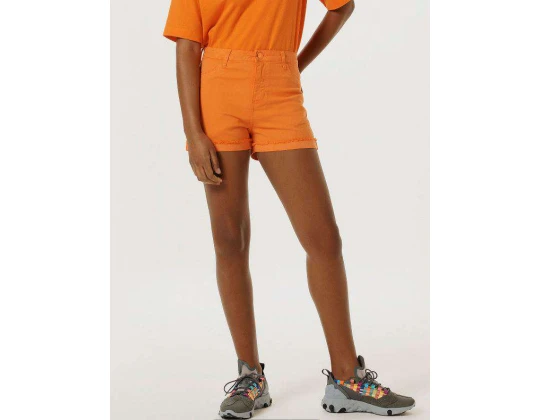 SHORTS JEANS SARJA HERING HB6D - Laranja