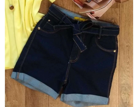 SHORTS JEANSBARRA DOBRADA EUPHORIA 0140 - Jeans