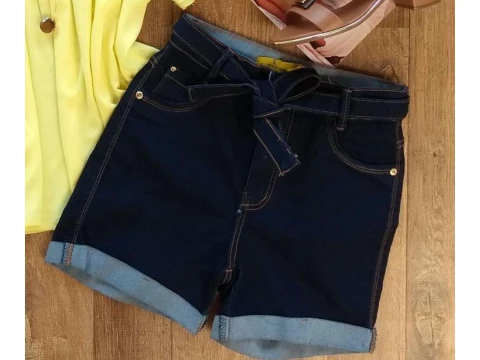 SHORTS JEANSBARRA DOBRADA EUPHORIA 0140 - Jeans