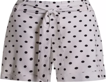 SHORTS LINHO E VICOSE ESTAMPA DE POÁ SEIKI 360216 - Bege