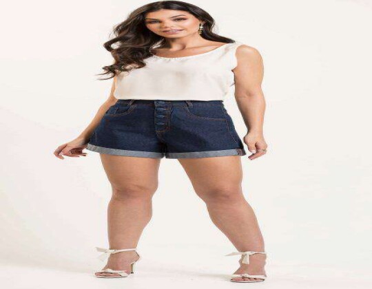 SHORTS MOM CONFORT BARRA DOBRADA KALLY JEANS 3215 - Jeans