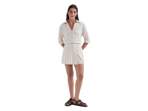 SHORTS SAIA HERING K5R7 - Bege