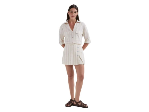 SHORTS SAIA HERING K5R7 - Bege