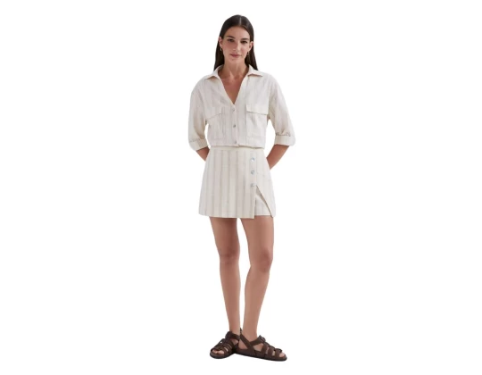 SHORTS SAIA HERING K5R7 - Bege