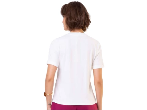 T-SHIRT MALHA COMPOSÊ SEIKI 631568 - Off white
