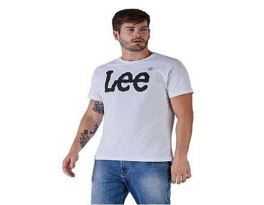 T-SHIRT PLUS MASCULINA MALHA LEE 5002-3LG - Branco