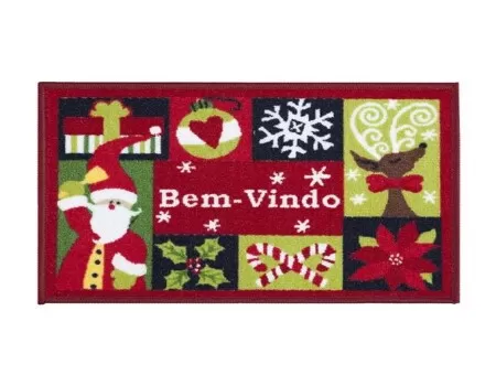 TAPETE 40X60 HOLIDAY CORTTEX - Vinho