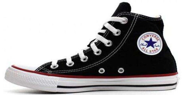 tenis all star cano longo branco