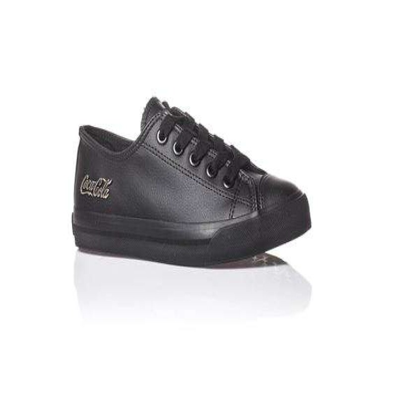 tênis coca cola basket floater low feminino preto