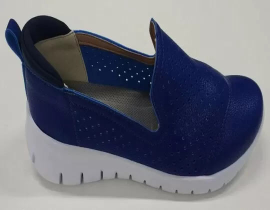 TENIS CASUAL JOGGING LASER CUT PICCADILLY 970010 - Azul