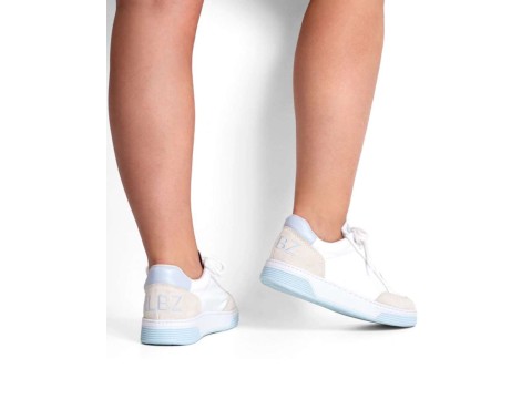 TÊNIS CASUAL LOGO DOURADA RAPHAELLA BOOZ 140241141 - Azul